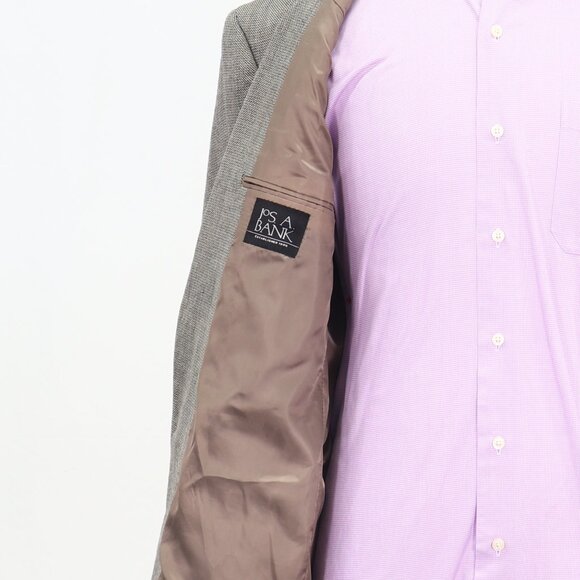 Jos. A. Bank 44S Navy Blazer Sport Coat Jacket 3-Button Stripe Y054 - Picture 9 of 11